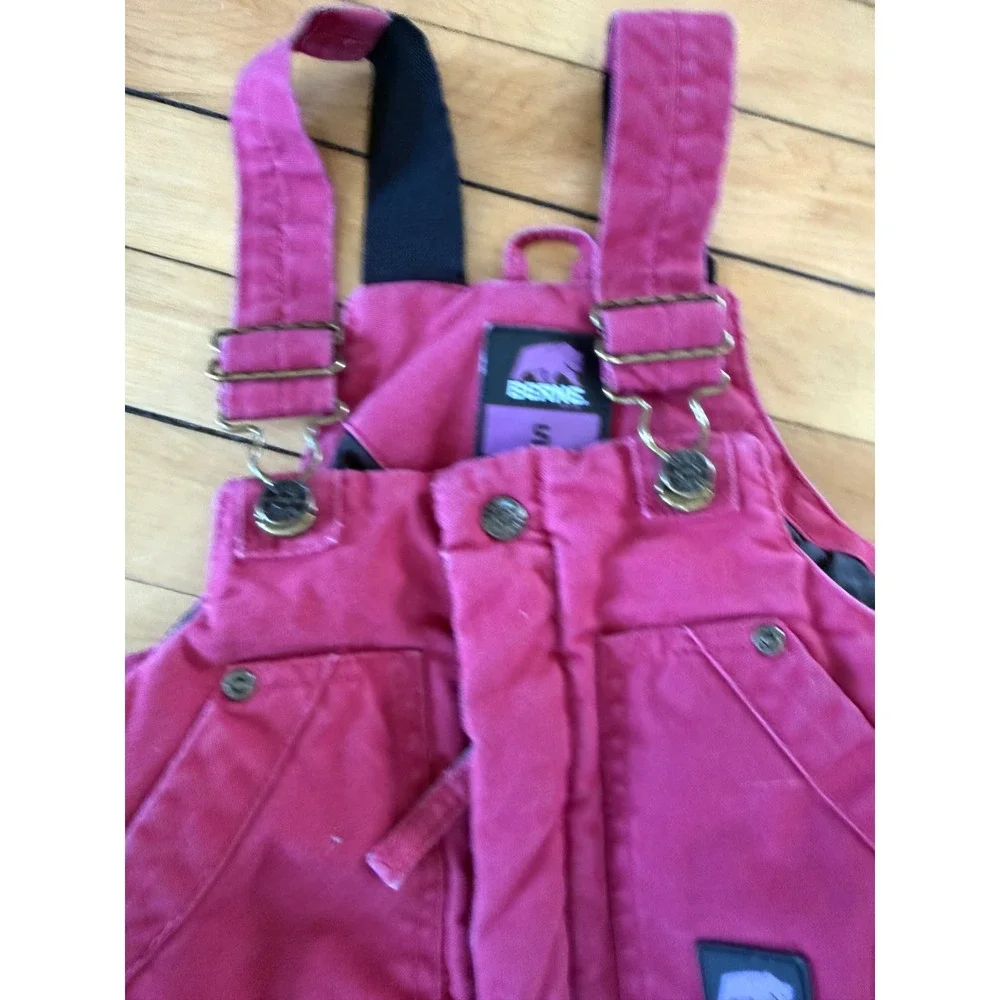 Berne Insulated Overalls Bibs Coveralls Toddler Girls Pink